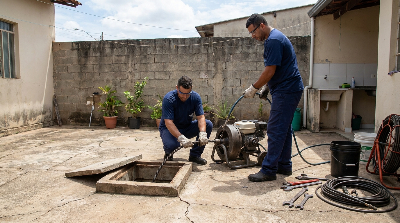 Sucção de Resíduos no Monte, Olinda‑PE